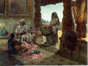Arab or Arabic people and life. Orientalism oil paintings 603 unknow artist